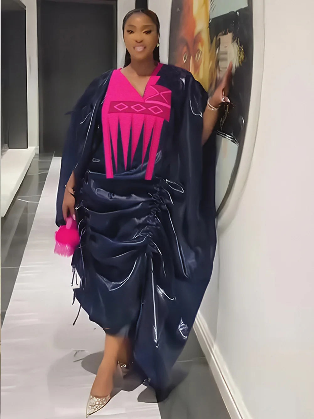 Africa Womens Traditional Clothes Plus Size Long Robe Dubai Muslim Kaftan Abaya Party Evening Dress Ankara Dashiki Outfits 2026