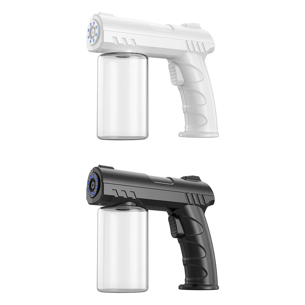 280ML Wireless Electric Sanitizer Sprayer USB Nano Blue Light Steam Spray Gun Disinfectant Fogger Machine Garden Atomizer Tool