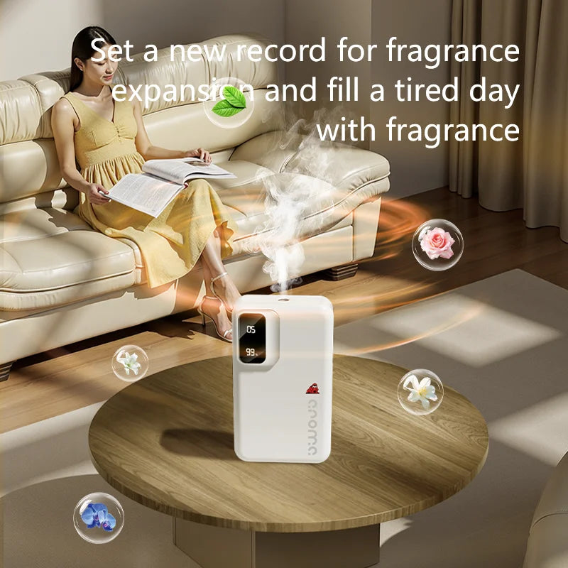 Automatic Spray Aromatherapy Diffuser Smart Sensor USB Desktop Air Freshener Essential Oil Perfume Machine For Home Bathroom