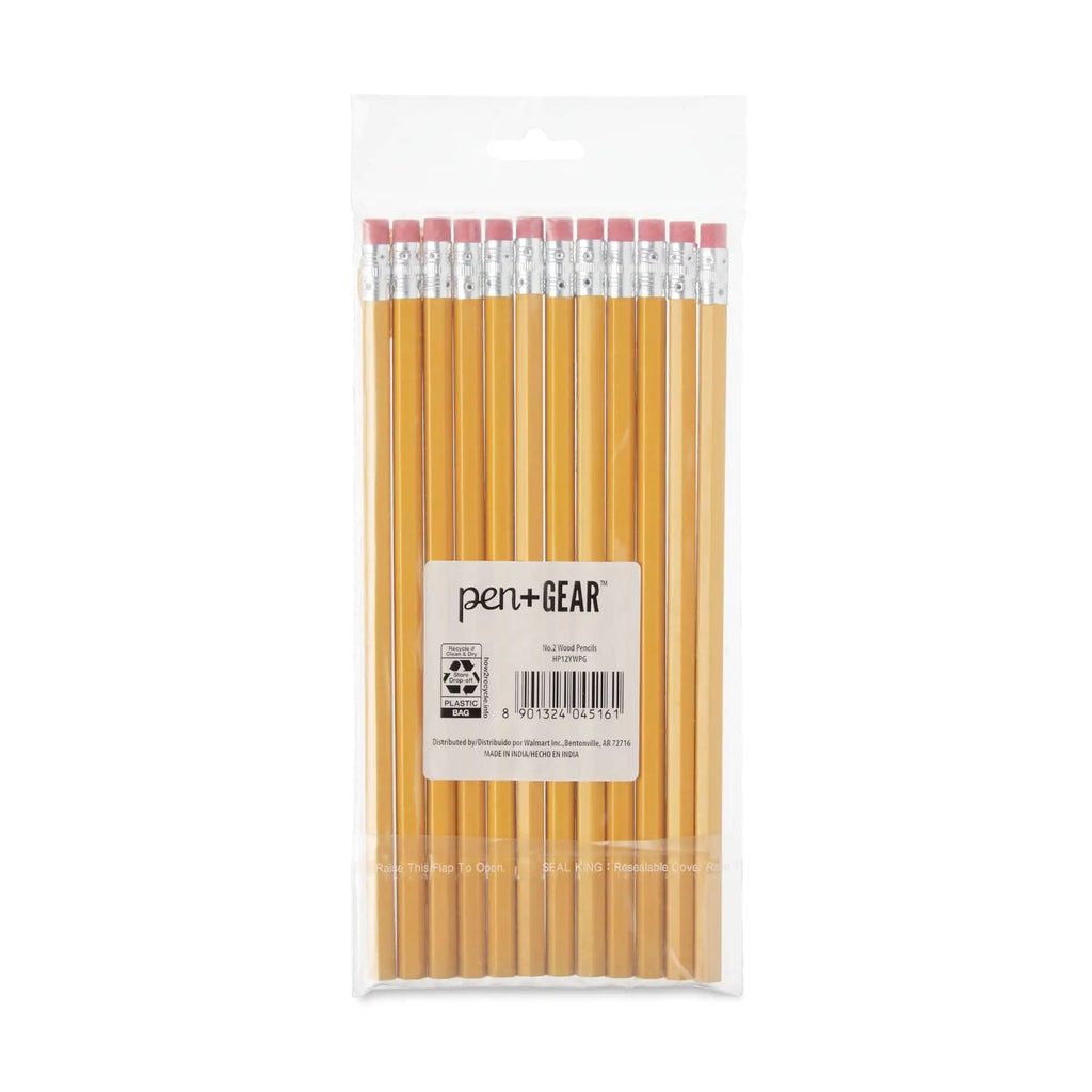 No. 2 Wood Pencils, 12 Count